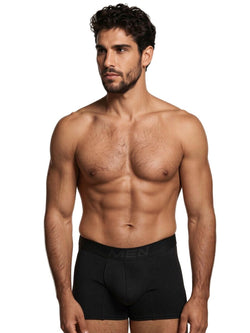 Xtremen 91256 Men's Underwear Sleek Microfiber Boxer Briefs Color Black thumbnail 2
