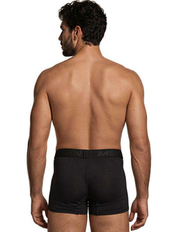 Xtremen 91256 Men's Underwear Sleek Microfiber Boxer Briefs Color Black thumbnail 3