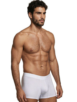 Xtremen 91256 Men's Underwear Sleek Microfiber Boxer Briefs Color White thumbnail 4