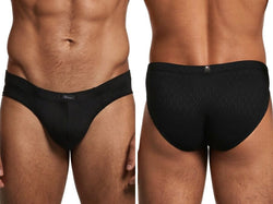 Xtremen 91258 Men's Underwear Sleek Microfiber Briefs Color Black thumbnail 1