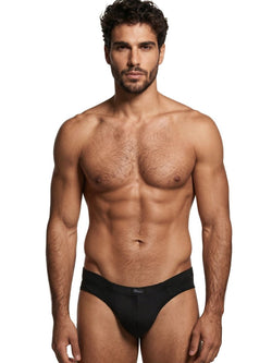 Xtremen 91258 Men's Underwear Sleek Microfiber Briefs Color Black thumbnail 2