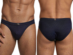 Xtremen 91258 Men's Underwear Sleek Microfiber Briefs Color Dark Blue thumbnail 1