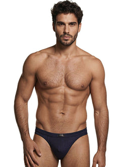 Xtremen 91258 Men's Underwear Sleek Microfiber Briefs Color Dark Blue thumbnail 2