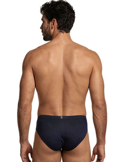 Xtremen 91258 Men's Underwear Sleek Microfiber Briefs Color Dark Blue thumbnail 3