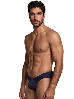Xtremen 91258 Men's Underwear Sleek Microfiber Briefs Color Dark Blue thumbnail 4