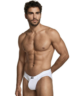 Xtremen 91258 Men's Underwear Sleek Microfiber Briefs Color White thumbnail 4