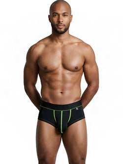 Xtremen 91259 Men's Underwear Sleek Microfiber Trunks Color Black thumbnail 2