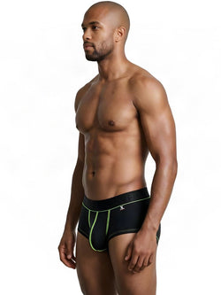 Xtremen 91259 Men's Underwear Sleek Microfiber Trunks Color Black thumbnail 4
