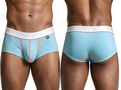 Xtremen 91259 Men's Underwear Sleek Microfiber Trunks Color Light Blue thumbnail 1
