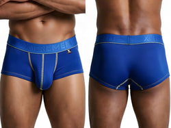 Xtremen 91259 Men's Underwear Sleek Microfiber Trunks Color Royal Blue thumbnail 1
