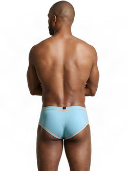 Xtremen 91260 Men's Underwear Modern Athletic Microfiber Briefs Color Light Blue thumbnail 3