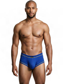 Xtremen 91260 Men's Underwear Modern Athletic Microfiber Briefs Color Royal Blue thumbnail 2