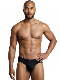 Xtremen 91261 Men's Underwear Microfiber Sleek Fit Briefs Color Black thumbnail 2