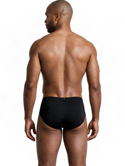 Xtremen 91261 Men's Underwear Microfiber Sleek Fit Briefs Color Black thumbnail 3