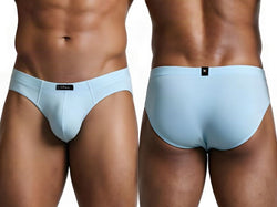 Xtremen 91261 Men's Underwear Microfiber Sleek Fit Briefs Color Light Blue thumbnail 1