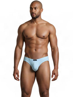 Xtremen 91261 Men's Underwear Microfiber Sleek Fit Briefs Color Light Blue thumbnail 2
