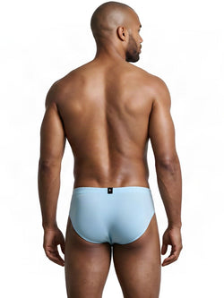 Xtremen 91261 Men's Underwear Microfiber Sleek Fit Briefs Color Light Blue thumbnail 3