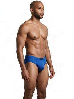 Xtremen 91261 Men's Underwear Microfiber Sleek Fit Briefs Color Royal Blue thumbnail 4