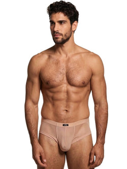 Xtremen 91263 Men's Underwear Microfiber Mesh Briefs Color Brown thumbnail 2