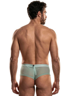 Xtremen 91263 Men's Underwear Microfiber Mesh Briefs Color Green thumbnail 3