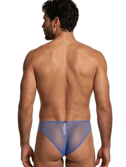 Xtremen 91264 Men's Underwear Microfiber Mesh Bikini Color Blue thumbnail 3