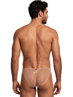 Xtremen 91264 Men's Underwear Microfiber Mesh Bikini Color Brown thumbnail 3