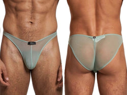 Xtremen Men's Underwear 91264 Microfiber Mesh Bikini Color Green thumbnail 1