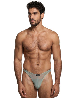 Xtremen Men's Underwear 91264 Microfiber Mesh Bikini Color Green thumbnail 2