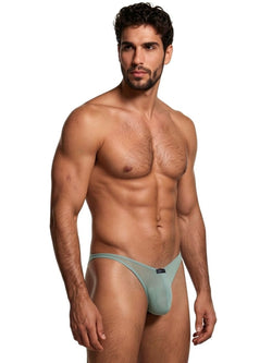 Xtremen Men's Underwear 91264 Microfiber Mesh Bikini Color Green thumbnail 4