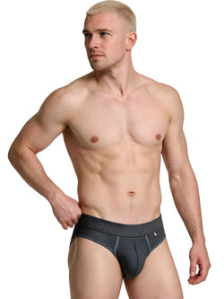 Xtremen 91268 Microfiber Mesh Thongs Color Gray thumbnail 4