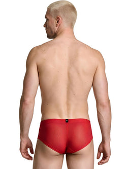 Xtremen 91269 Microfiber Mesh Briefs Color Red thumbnail 3