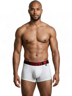 Xtremen 91272 Men's Underwear Sleek Microfiber Trunks Color White thumbnail 2