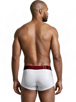 Xtremen 91272 Men's Underwear Sleek Microfiber Trunks Color White thumbnail 3