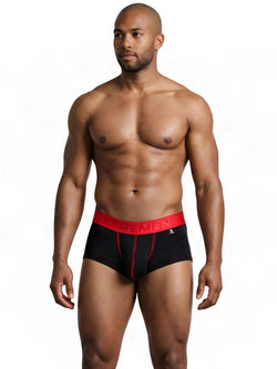 Xtremen 91273 Men's Underwear Sleek Athletic Microfiber Briefs Color Black thumbnail 2