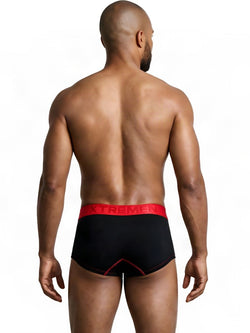Xtremen 91273 Men's Underwear Sleek Athletic Microfiber Briefs Color Black thumbnail 3
