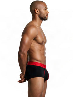 Xtremen 91273 Men's Underwear Sleek Athletic Microfiber Briefs Color Black thumbnail 4