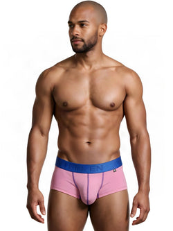 Xtremen 91273 Men's Underwear Sleek Athletic Microfiber Briefs Color Pink thumbnail 2