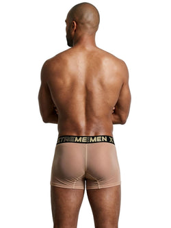 Xtremen 91277 Men's Underwear Microfiber Mesh Boxer Briefs Color Brown thumbnail 3