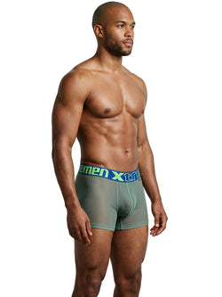 Xtremen 91277 Men's Underwear Microfiber Mesh Boxer Briefs Color Green thumbnail 4