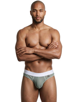 Xtremen 91278 Men's Underwear Breathable Microfiber Mesh Thongs Color Green thumbnail 2