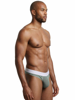 Xtremen 91278 Men's Underwear Breathable Microfiber Mesh Thongs Color Green thumbnail 4