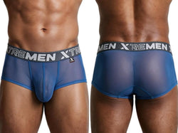 Xtremen 91279 Men's Underwear Microfiber Mesh Breathable Briefs Color Blue thumbnail 1