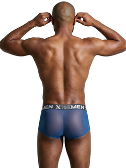 Xtremen 91279 Men's Underwear Microfiber Mesh Breathable Briefs Color Blue thumbnail 3