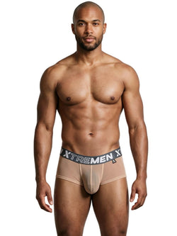 Xtremen 91279 Men's Underwear Microfiber Mesh Breathable Briefs Color Brown thumbnail 2
