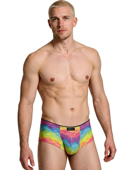 Xtremen 91283 Rainbow Printed Microfiber Briefs Color Cloud thumbnail 2