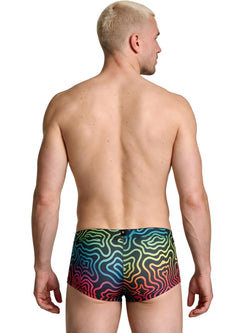 Xtremen 91283 Rainbow Printed Microfiber Briefs Color Labyrinth thumbnail 3