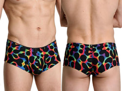 Xtremen 91283 Rainbow Printed Microfiber Briefs Color Mushroom thumbnail 1
