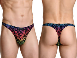 Xtremen 91284 Printed Microfiber Thongs Color Labyrinth thumbnail 1