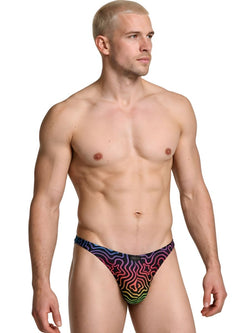 Xtremen 91284 Printed Microfiber Thongs Color Labyrinth thumbnail 4