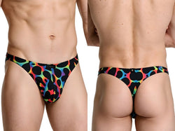 Xtremen 91284 Printed Microfiber Thongs Color Mushroom thumbnail 1